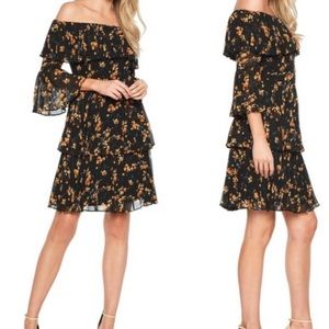 Bardot Ditsy Pleat Floral Dress